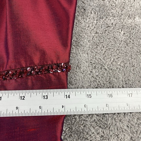 MW Maxi Dress Womens 12P Red - Picture 6 of 12